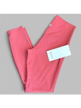 Lululemon-Align High Rise 25”leggings size 6- Desert red